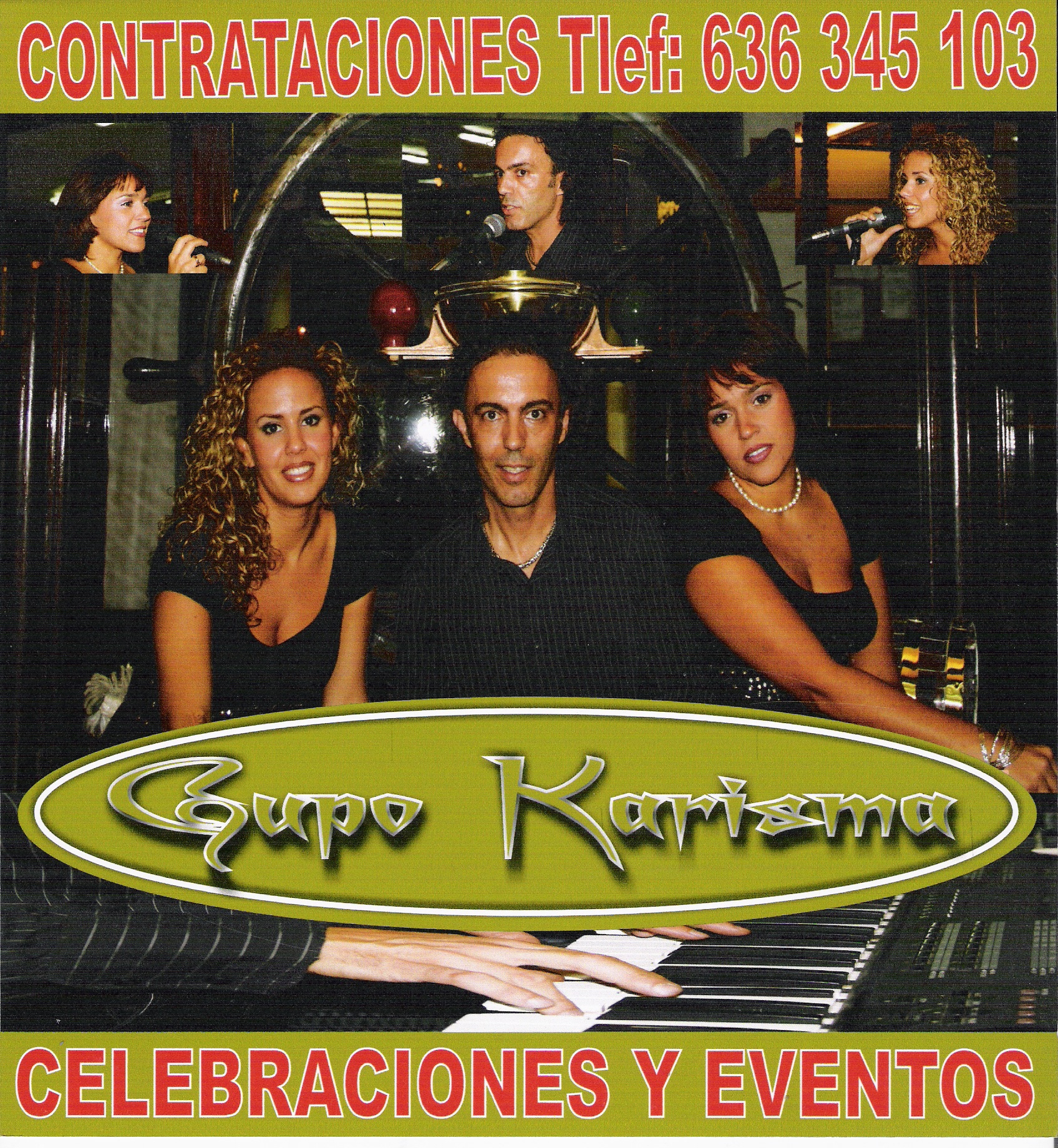 contratacion de artistas GRUPO KARISMA